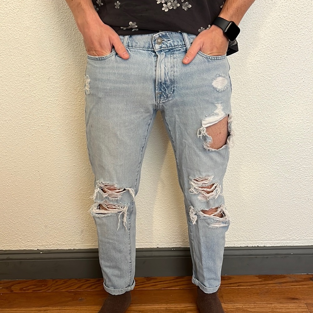 Ripped Jeans Abercrombie & Fitch